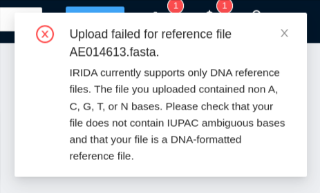 Invalid reference file.